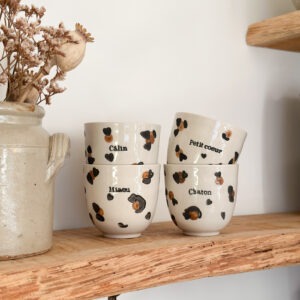 Tasse à café fauve - set de 4