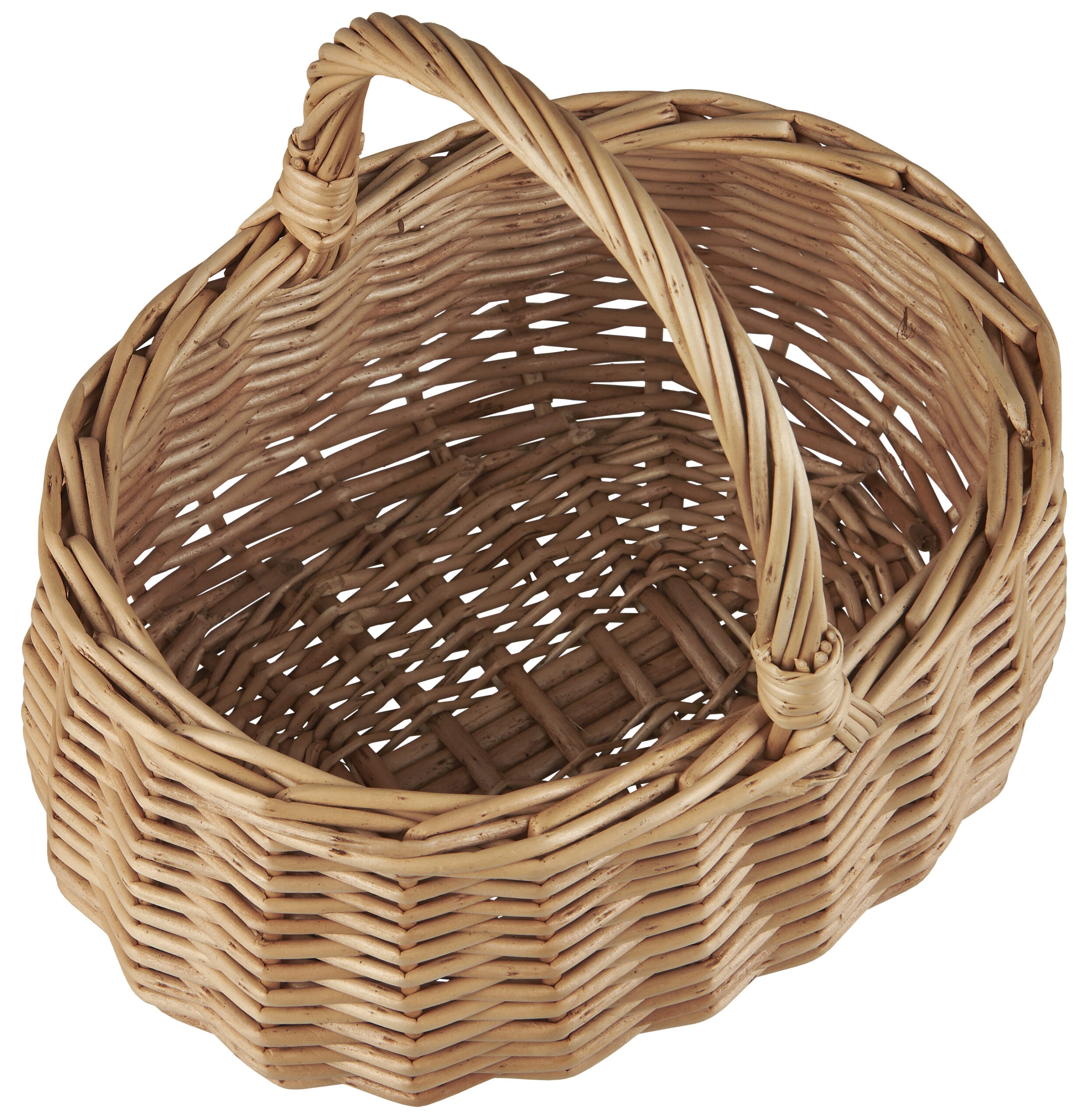 Panier en rotin avec poignée – Image 2