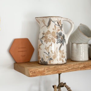 Pichet fleurs vintage