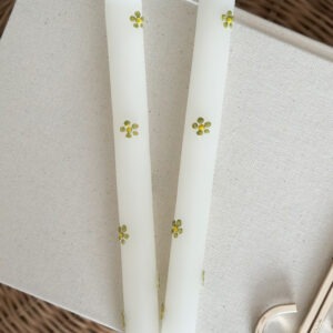 Chandelle fleurie - set de 2