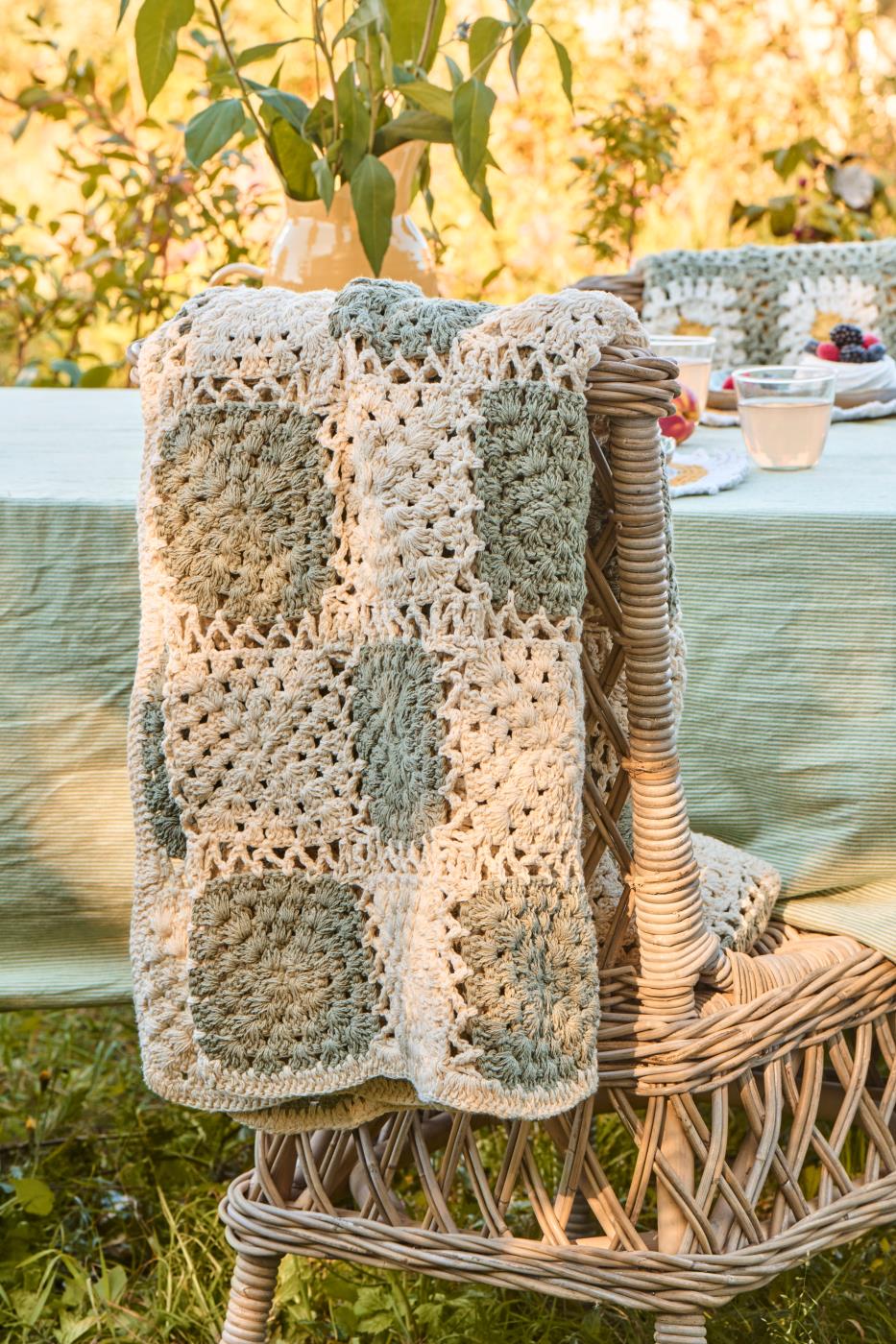 Plaid crochet