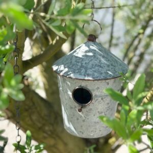 Nichoir à oiseaux zinc