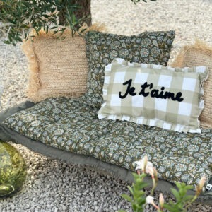 Matelas en coton - imprimé fleuri