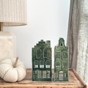 Maison danoise - photophore vert