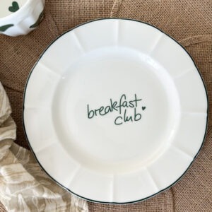 Assiette « Breakfast club »
