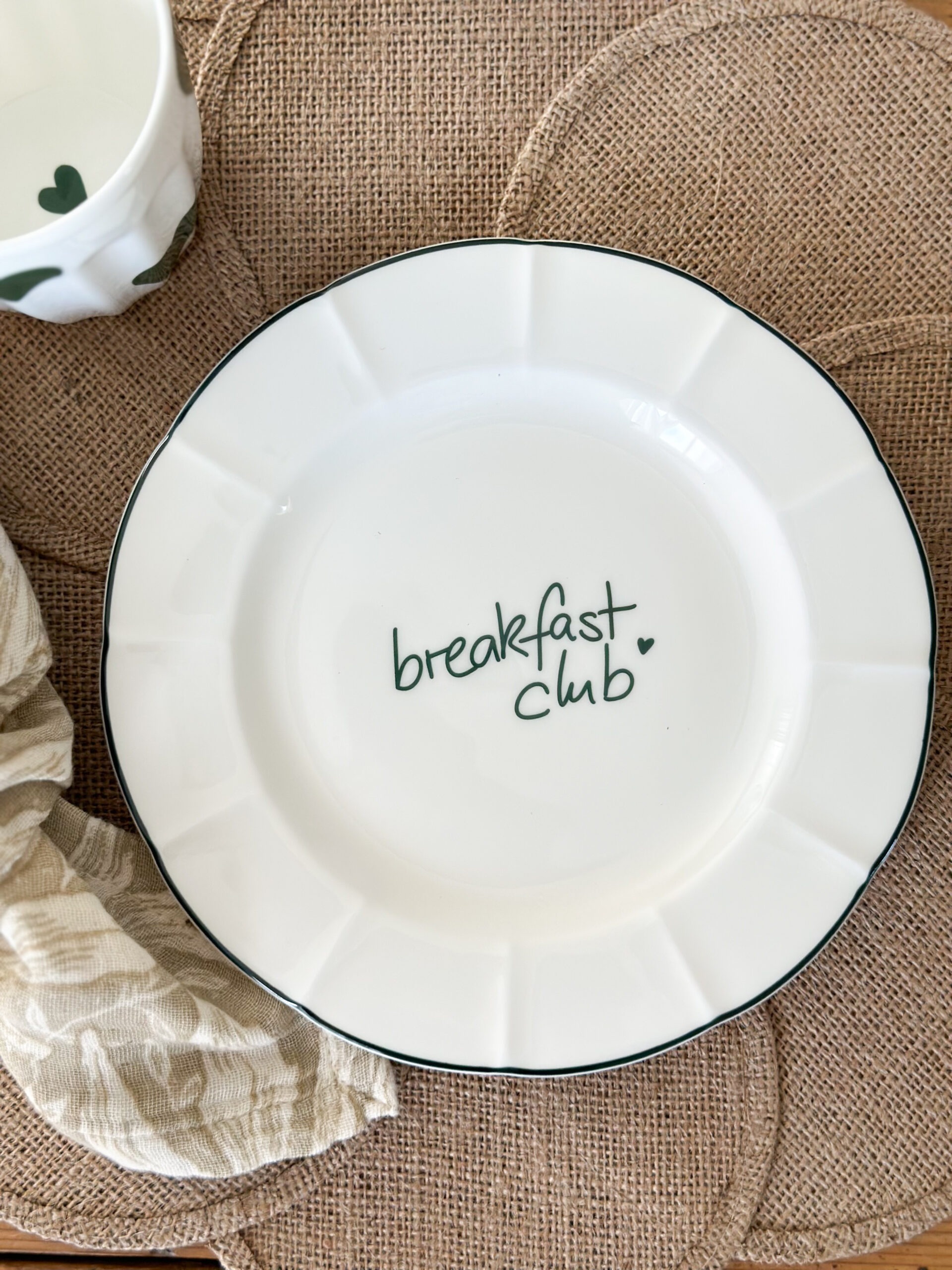 Assiette « Breakfast club »