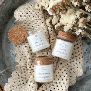 Bougie Saugette - coffret «L’heure du thé»