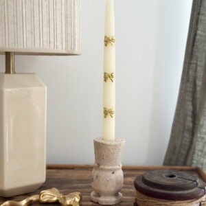 Chandelle noeud doré - set de 2